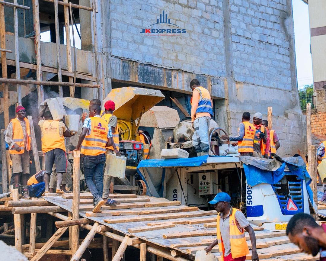 JK Express active construction site